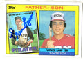 Autographed VERN LAW 1985 Topps Card