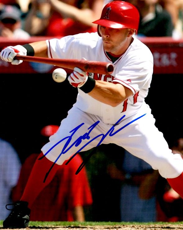 AUTOGRAPHED REGGIE WILLITS 8X10  photo Angels