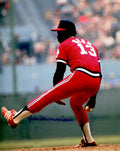 AUTOGRAPHED JOHN BLUE MOON ODOM 8X10 Cleveland Indians Photo