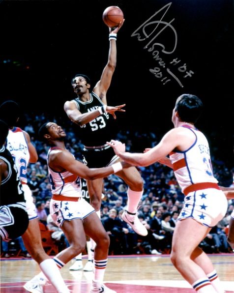 Autographed ARTIS GILMORE 8X10 SAN ANTONIO SPURS photo
