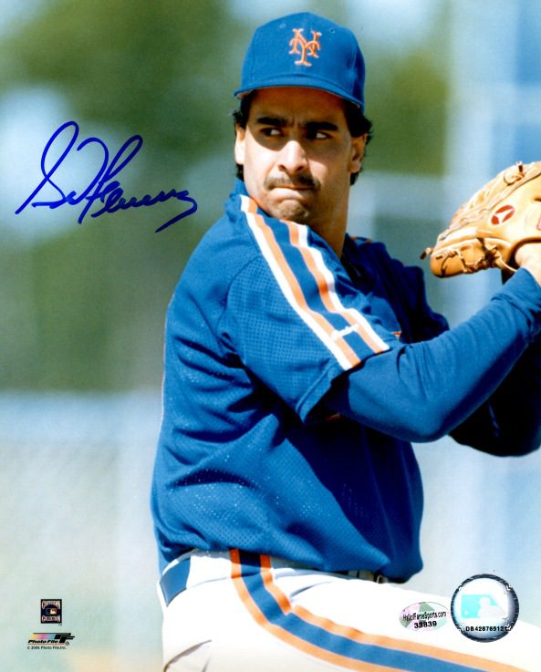 AUTOGRAPHED SID FERNANDEZ 8X10 New York Mets photo
