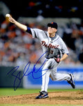 AUTOGRAPHED ZACH MINER 8X10 photo  Detroit Tigers