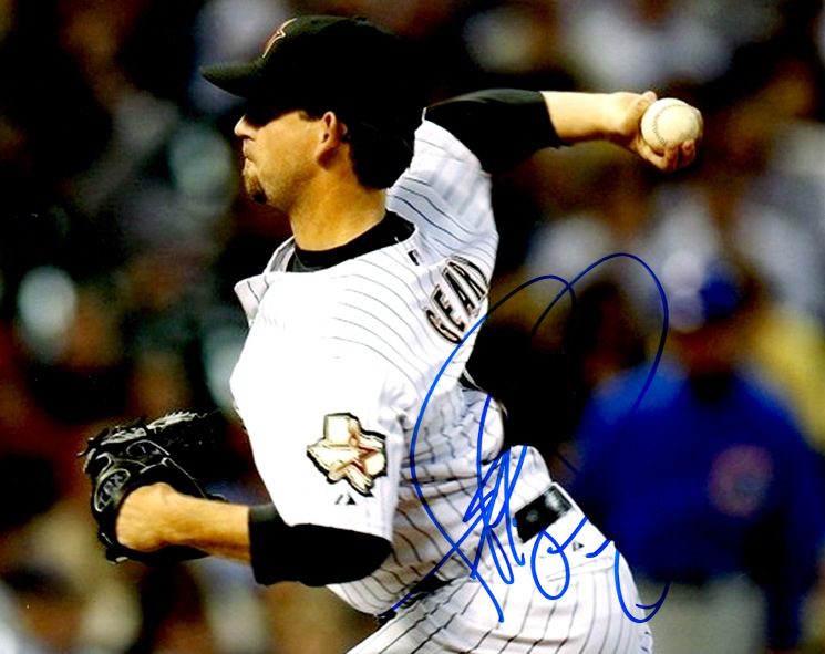 AUTOGRAPHED GEOFF GEARY 8X10 photo  Houston Astros