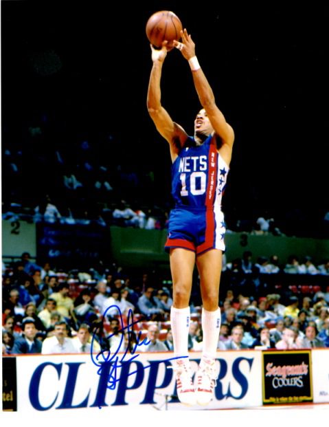 Autographed OTIS BIRDSONG 8X10 New Jersey Nets Photo