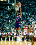 Autographed LEN ELMORE 8X10 New Jersey Nets Photo