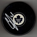 Autographed CODY FRANSON Toronto Maple Leafs Hockey Puck