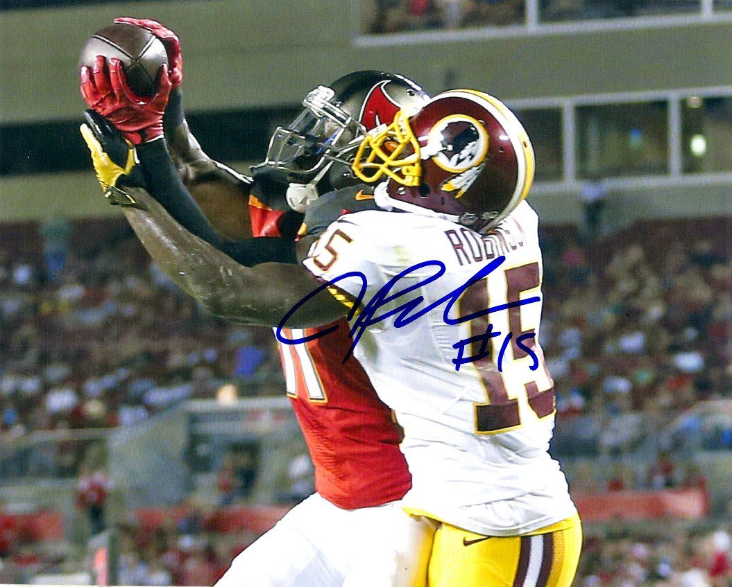 Autographed ALDRICH ROBINSON 8x10 Washington Redskins Photo