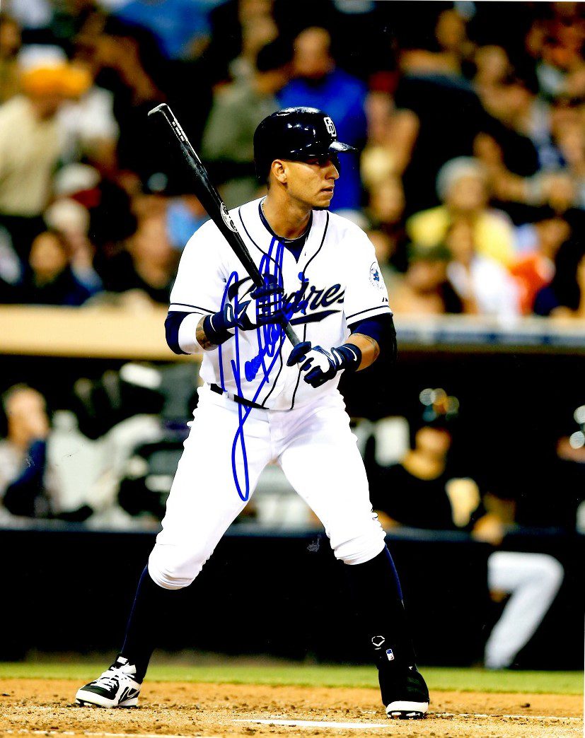 AUTOGRAPHED RONNY CEDENO 8X10 San Diego Padres photo
