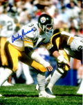 Autographed ANDY RUSSELL 8X10 photo Pittsburgh Steelers