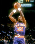 Autographed XAVIER MCDANIEL 8X10 New York Knicks Photo