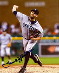 AUTOGRAPHED TOM WILHELMSEN 8X10 Seattle Mariners Photo