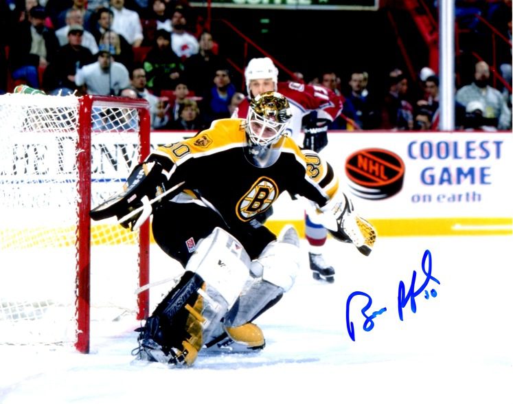 Autographed BILL RANFORD 8X10 Boston Bruins  Photo
