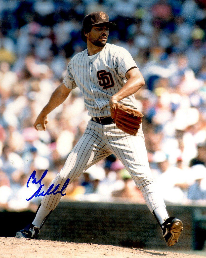 AUTOGRAPHED CALVIN SCHIRALDI 8X10 San Diego Padres photo