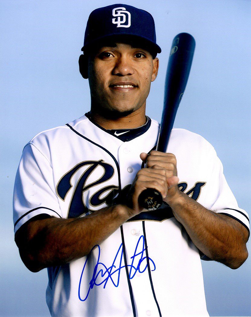 AUTOGRAPHED ALEXI AMARISTA 8X10 San Diego Padres photo
