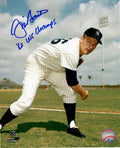 AUTOGRAPHED JIM BOUTON 8X10 New York Yankees Photo