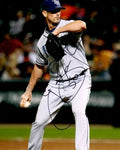 Autographed GRANT BALFOUR 8X10 Tampa Bay Rays Photo.