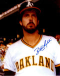 AUTOGRAPHED BO MCLAUGHLIN 8X10  A's Photo