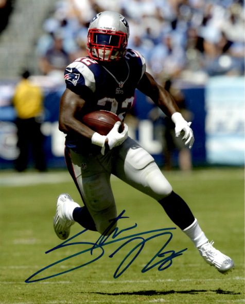AUTOGRAPHED STEVAN RIDLEY 8X10 New England Patriots photo