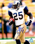 AUTOGRAPHED ROBERT HOLCOMBE 8x10 St Louis Rams Photo