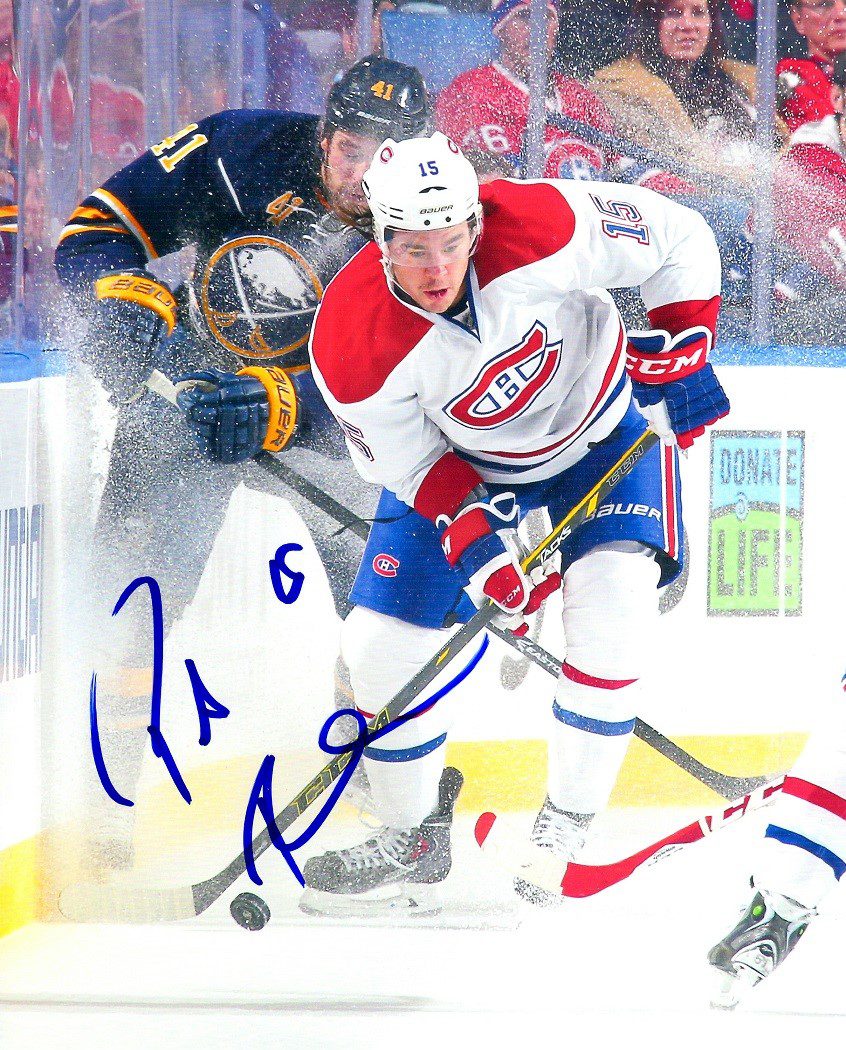 Autographed P.A. PARENTEAU Montreal Canadiens Photo