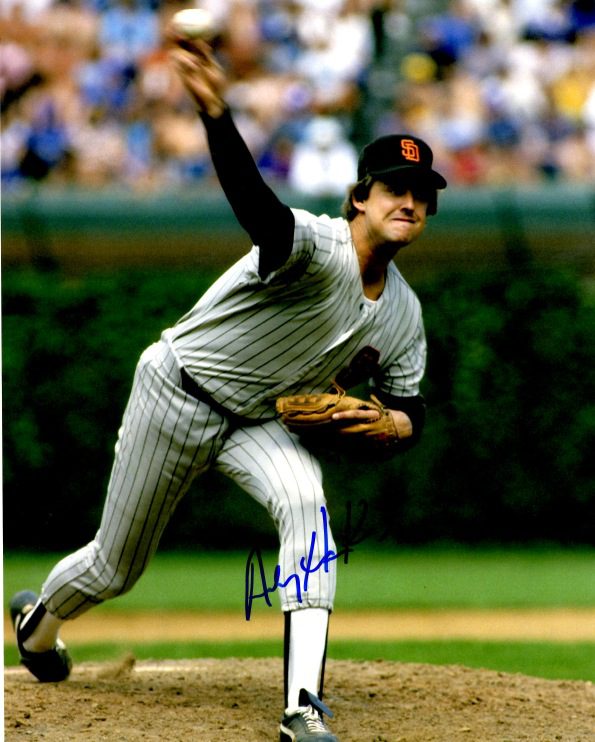 AUTOGRAPHED ANDY HAWKINS 8X10 San Diego Padres photo