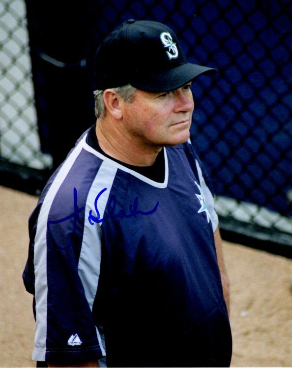 AUTOGRAPHED JIM SLATON 8X10 Seattle Mariners Photo