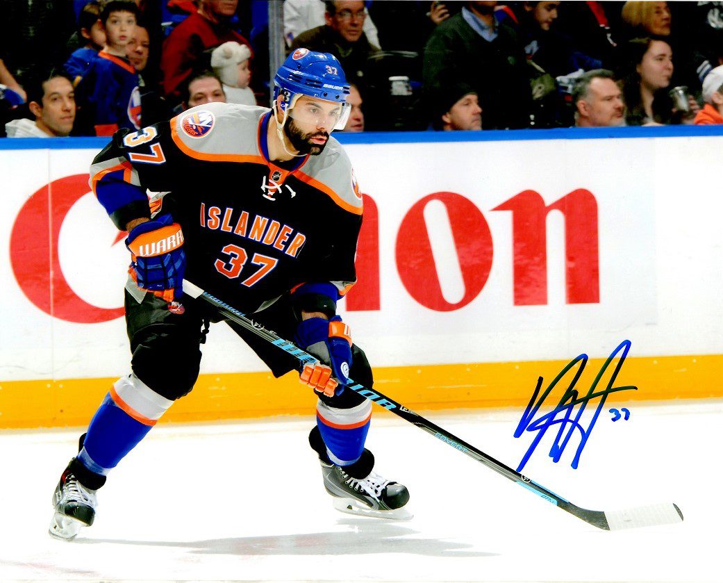 Autographed BRIAN STRAIT 8X10 New York Islanders Photo