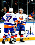 Autographed BRIAN STRAIT & MICHAEL GRABNER 8X10 New York Islanders Photo