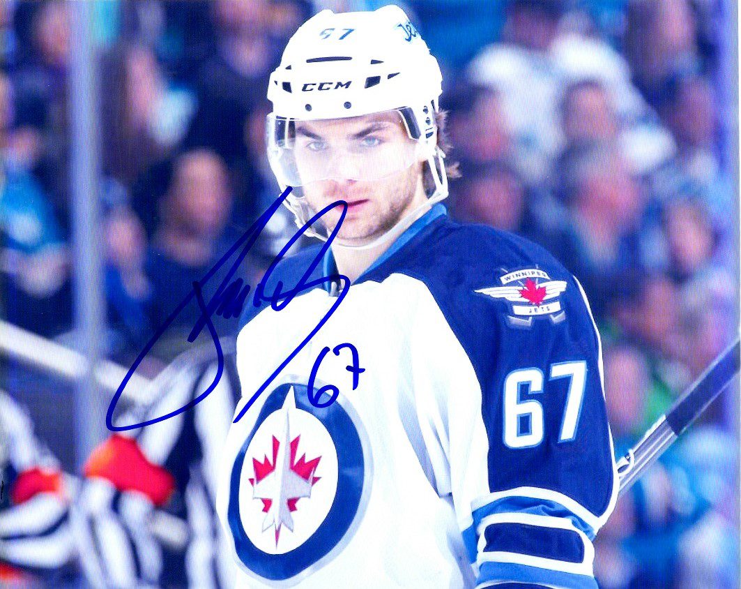 Autographed MICHAEL FROLIK 8X10 Winnipeg Jets Photo
