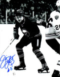 Autographed JIM LORENTZ  8X10 Buffalo Sabres Photo
