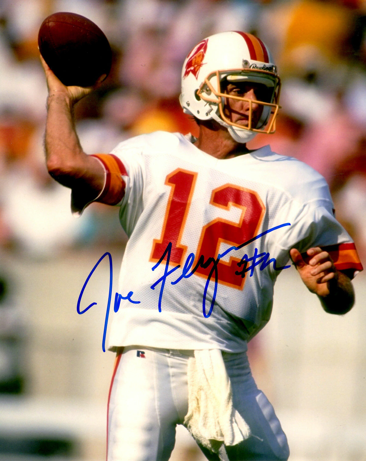 Autographed JOE FERGUSON 8X10 Tampa Bay Buccaneers Photo