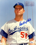 Autographed DON DRYSDALE 8X10 LOS ANGELES DODGERS photo