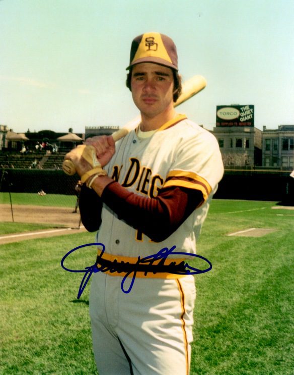 AUTOGRAPHED JERRY MOSES 8X10 San Diego Padres photo