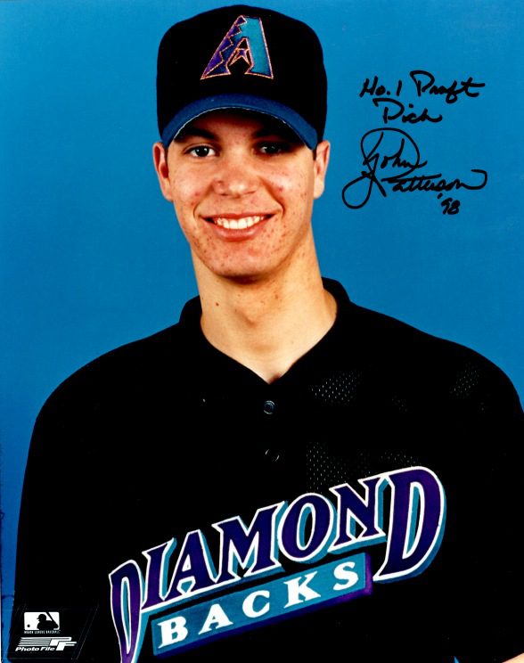 Autographed JOHN PATTERSON 8X10 Arizona Diamondbacks Photo