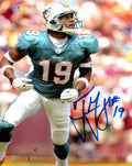 Autographed  TED GINN JR 8X10 Miami Dolphins  photo