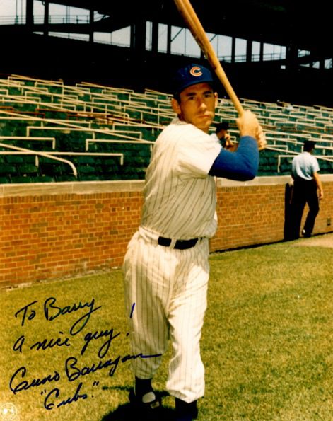 AUTOGRAPHED CUNO BARRAGAN 8X10 Chicago Cubs Photo