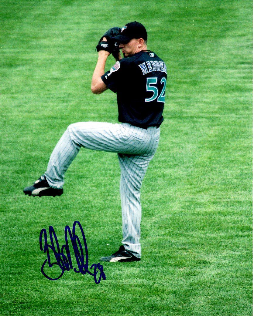 Autographed BRANDON MEDDERS 8X10 Arizona Diamondbacks Photo