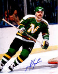 Autographed MIKE GARTNER MINNESOTA NORTH STARS  Photo