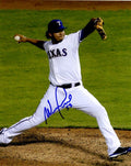 AUTOGRAPHED WILMER FONT 8X10 photo Texas Rangers