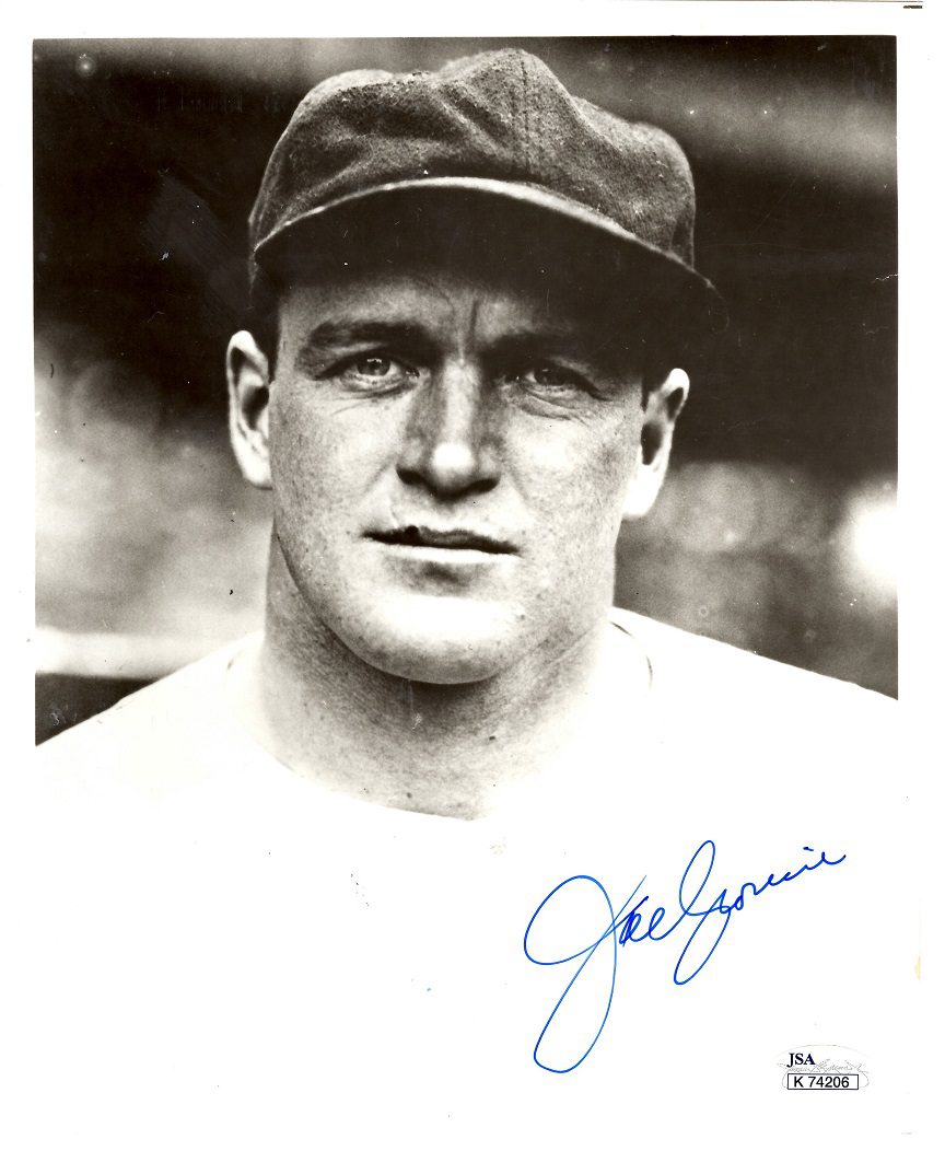 Autographed JOE CRONIN 8X10 WASHINGTON SENATORS photo