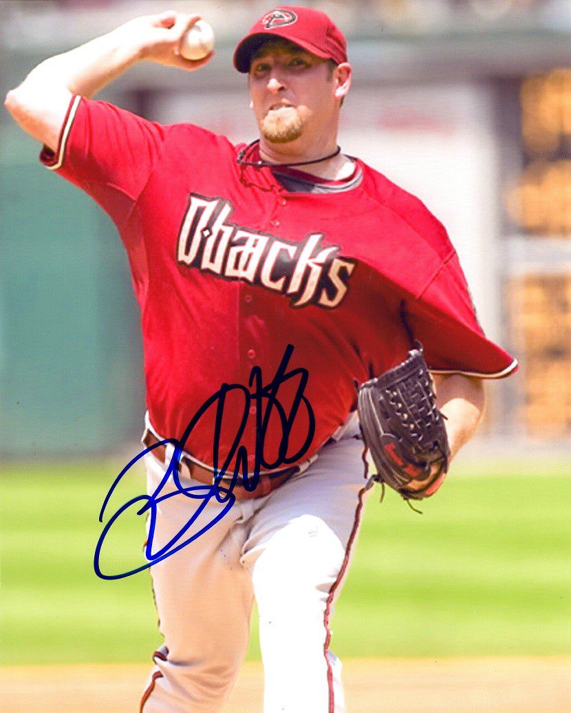 Autographed BRANDON WEBB 8X10 Arizona Diamondbacks Photo