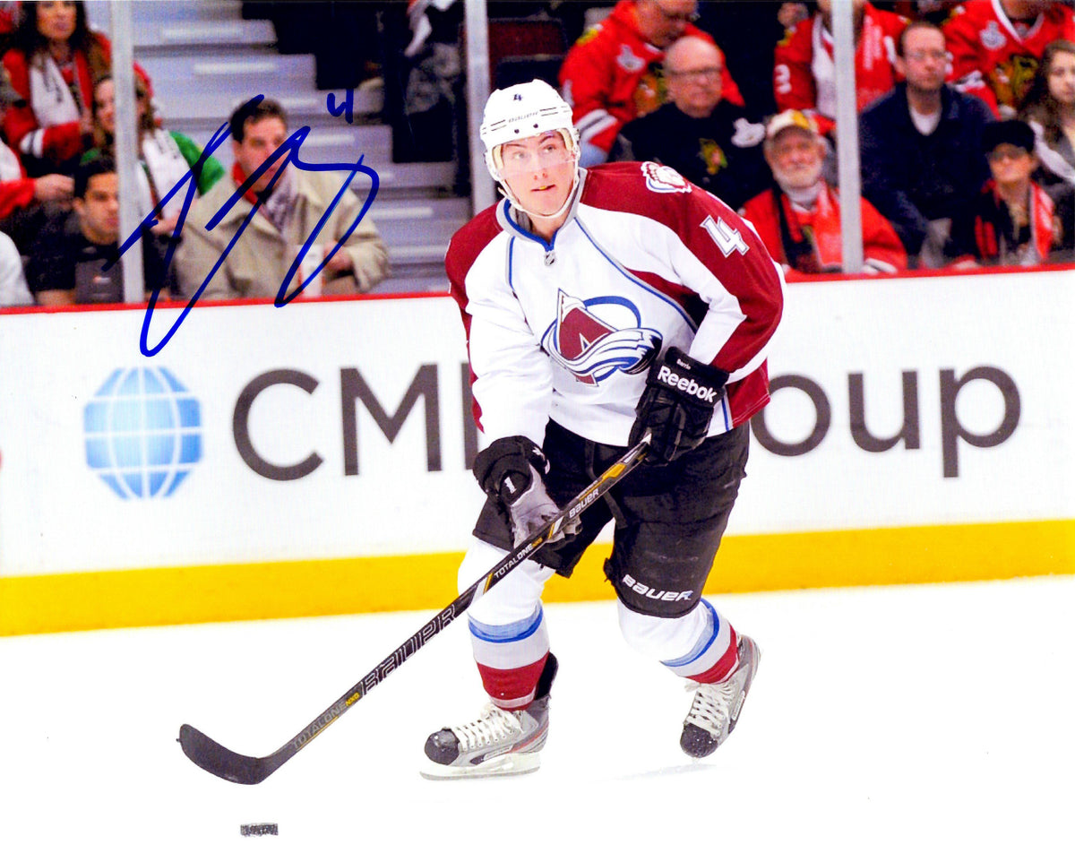 Autographed TYSON BARRIE 8x10 Colorado Avalanche Photo
