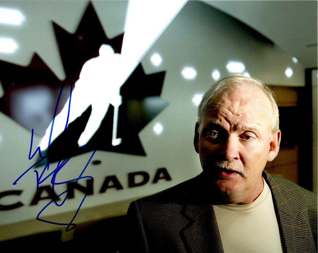 Autographed  LINDY RUFF 8X10 Dallas Stars  Photo