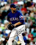 AUTOGRAPHED JOSH RUPE 8X10 photo Texas Rangers
