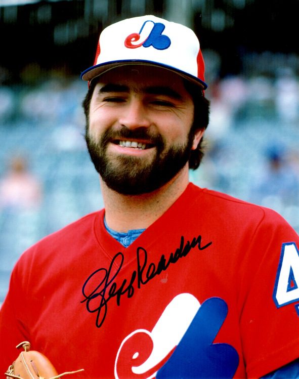 AUTOGRAPHED JEFF REARDON 8X10 Montreal Expos Photo
