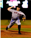 AUTOGRAPHED JUSTIN MASTERSON 8X10 Cleveland Indians Photo