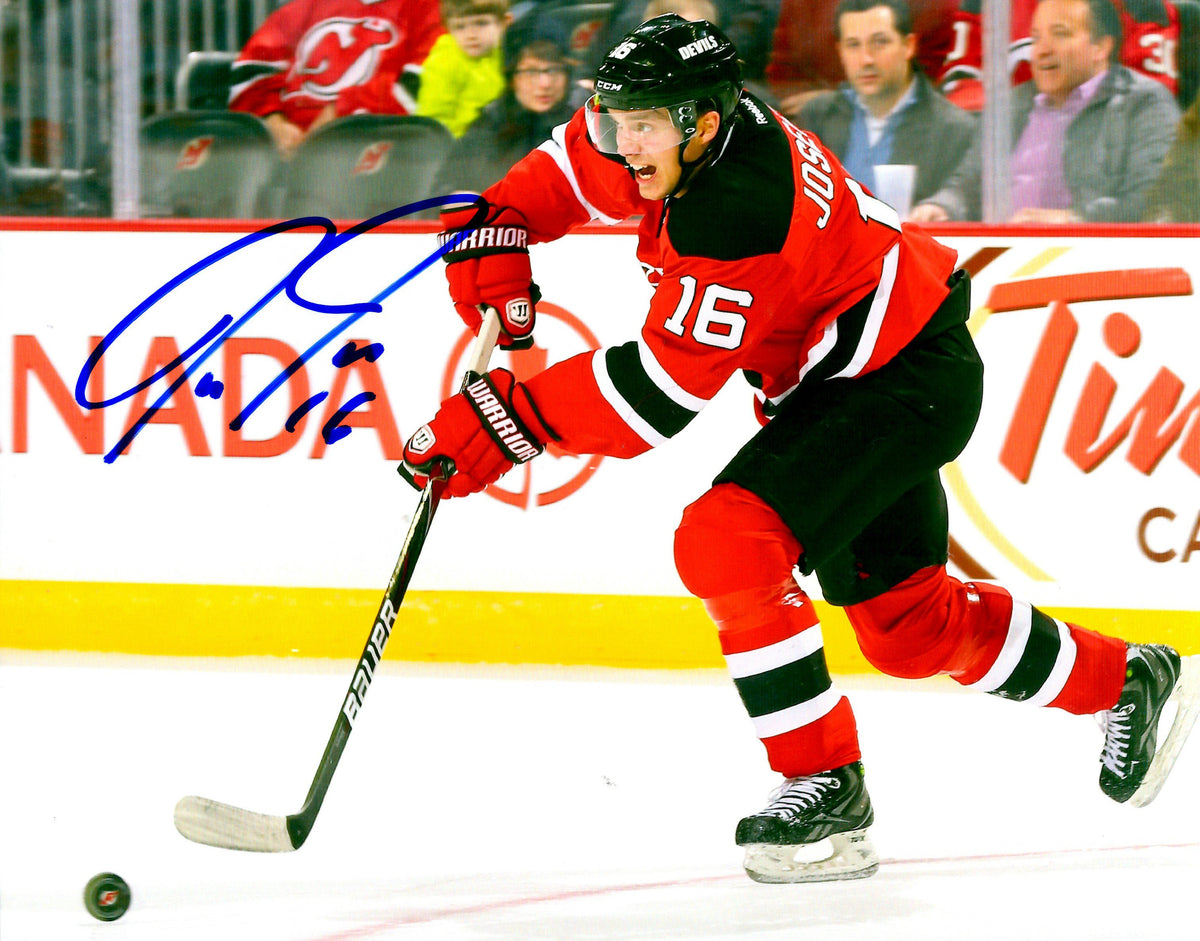Autographed  JACOB JOSEFSON 8X10 New Jersey Devils Photo