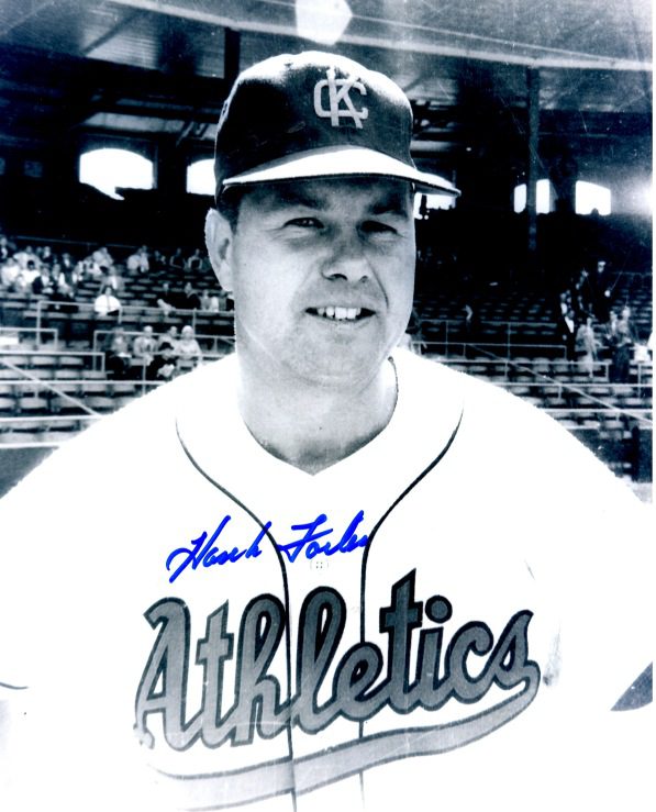 AUTOGRAPHED HANK FOILES 8X10 photo Oakland A's