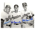 AUTOGRAPHED JOE PIGNATANO, KEN ASPROMONTE, AND BOB ASPROMONTE photo
