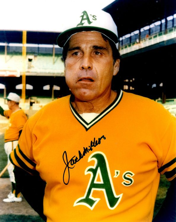 AUTOGRAPHED JACK MCKEON 8X10 photo Oakland A's